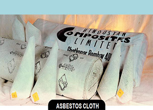 AMc-41 or 42, Asbestos Cloth product of supreme mill stores